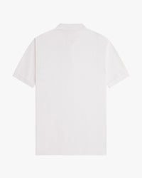 Fred Perry Vertical Stripe Polo Shirt - Snow White