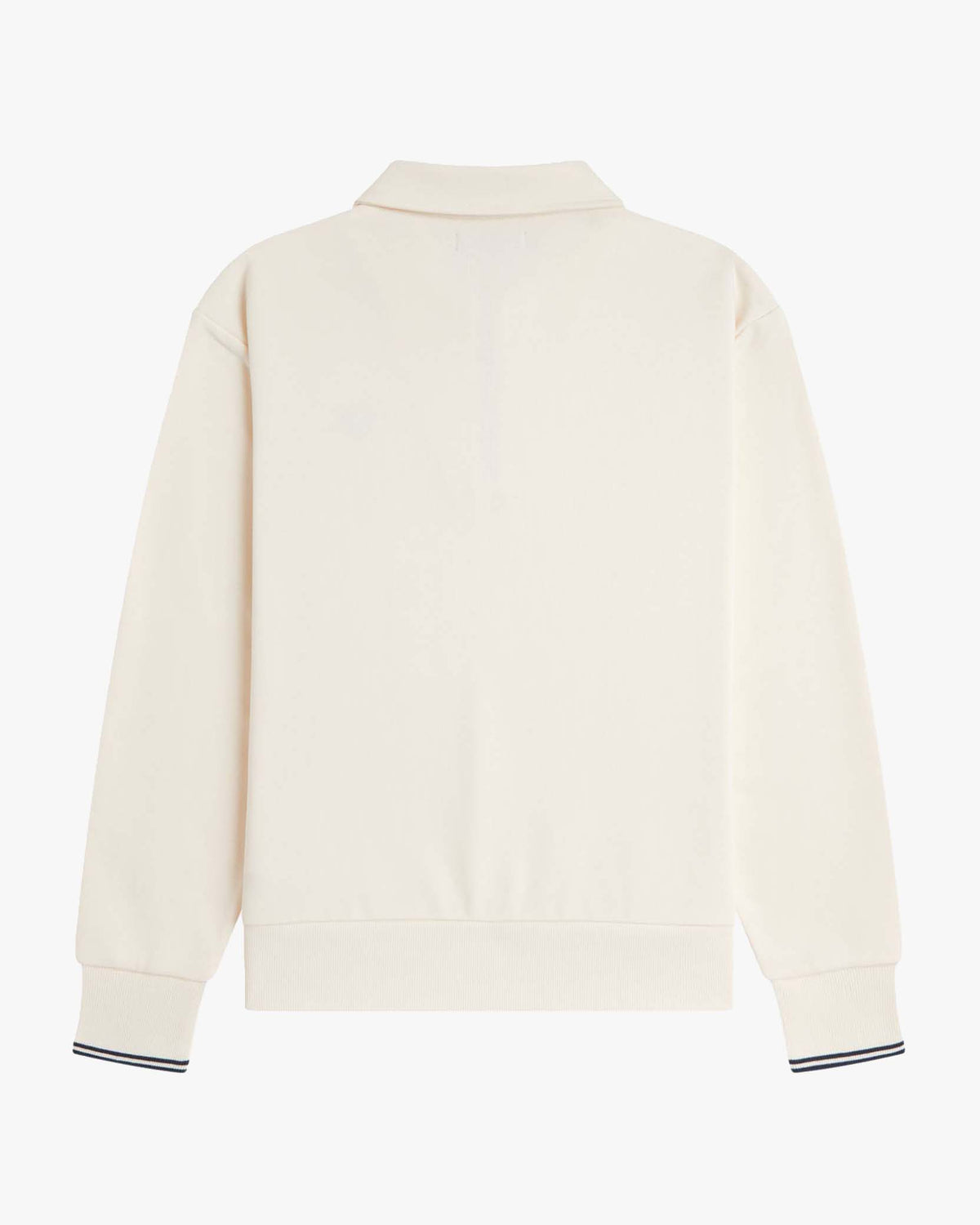 Fred Perry Half Zip Collared Sweat - Ecru