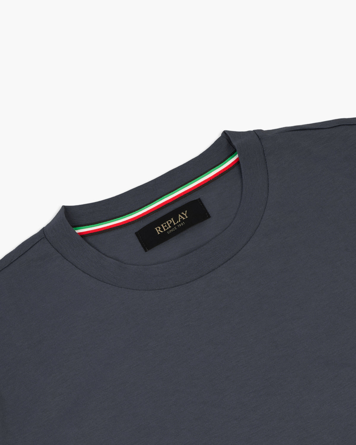 Replay Crew Neck Tee - Night Blue | Replay T Shirts | JEANSTORE