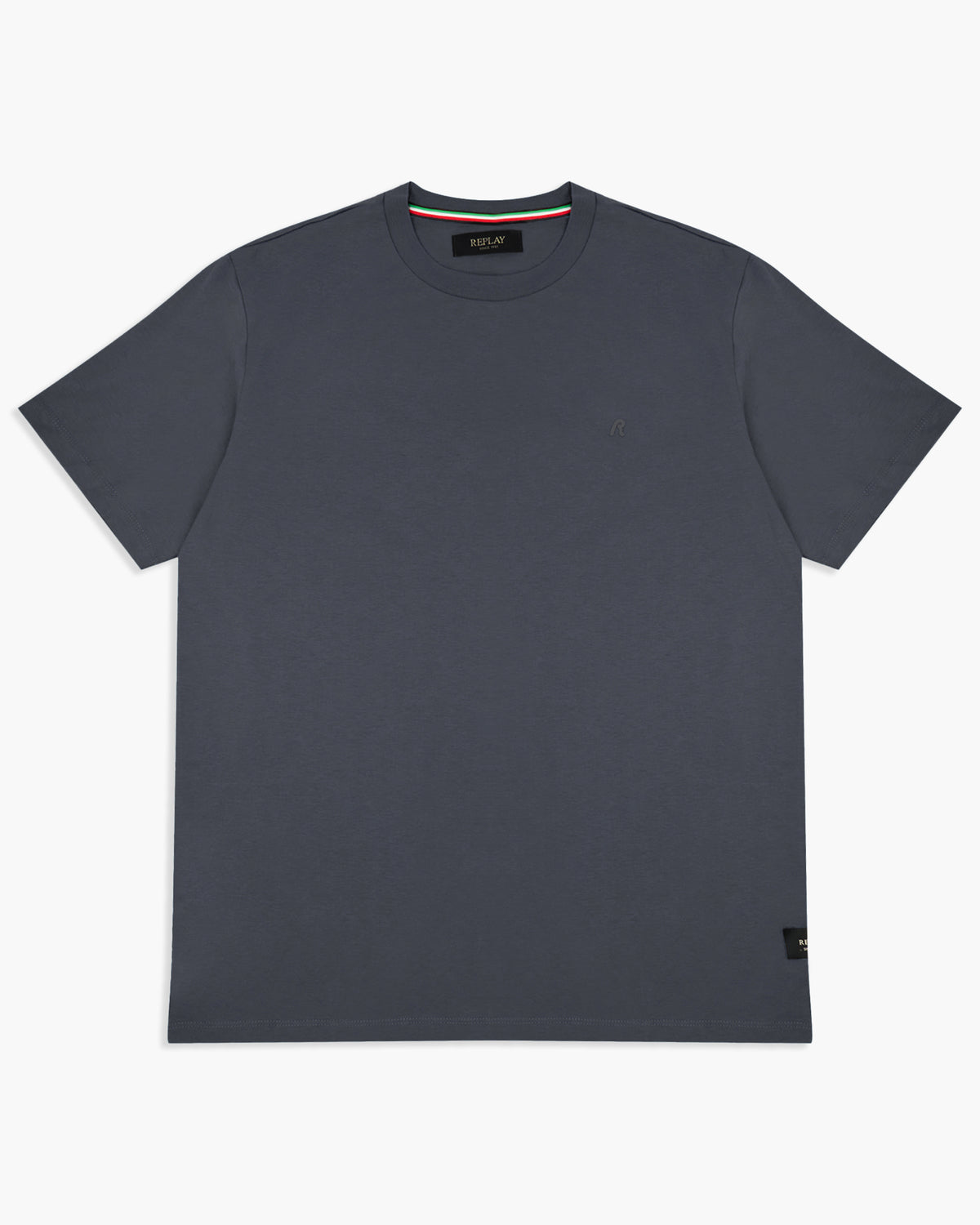 Replay Crew Neck Tee - Night Blue | Replay T Shirts | JEANSTORE