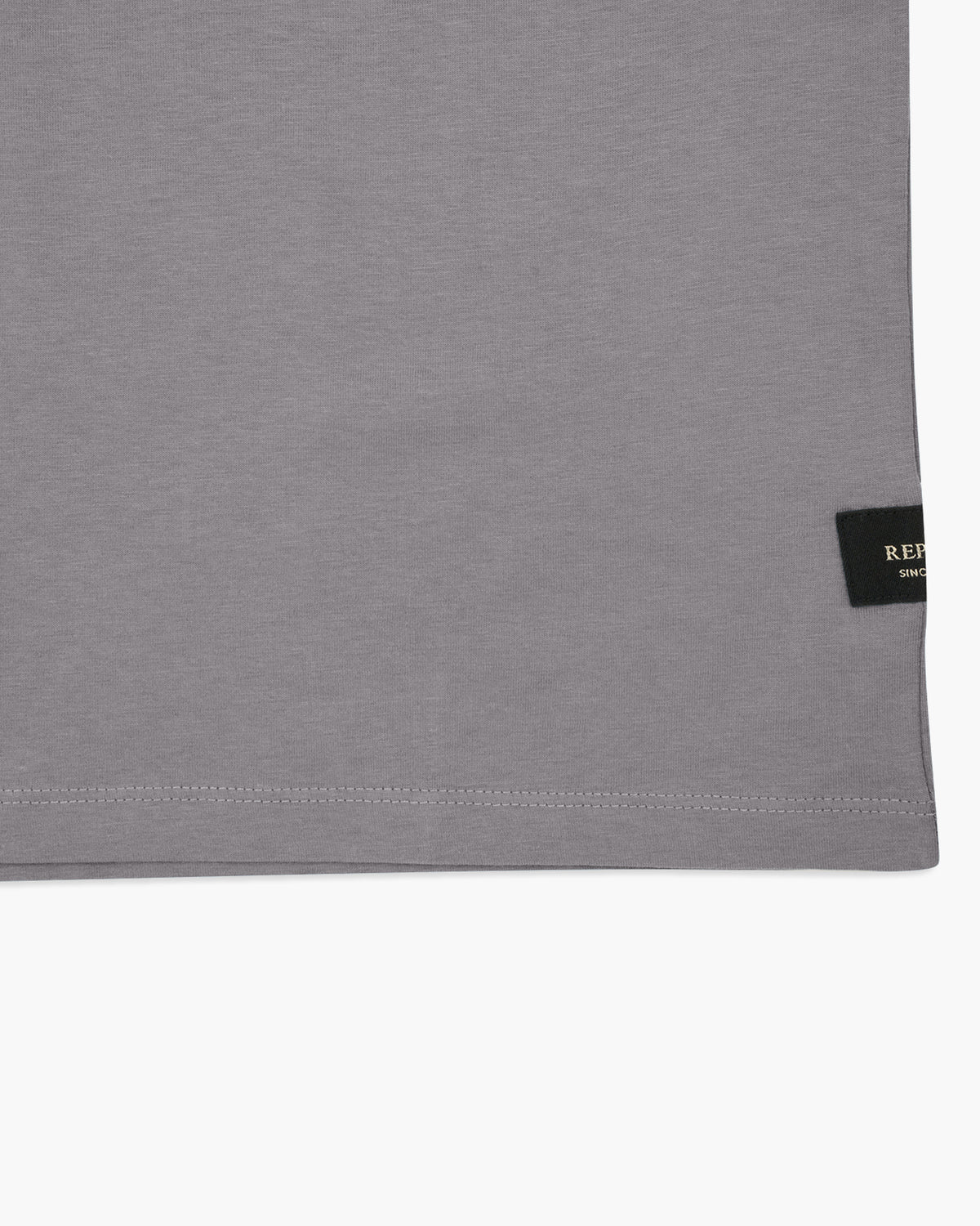 Replay Crew Neck Tee - Lead Grey | Replay T Shirts | JEANSTORE