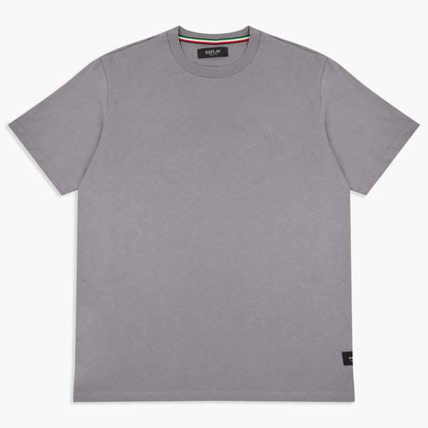 Replay Crew Neck Tee - Lead Grey | Replay T Shirts | JEANSTORE
