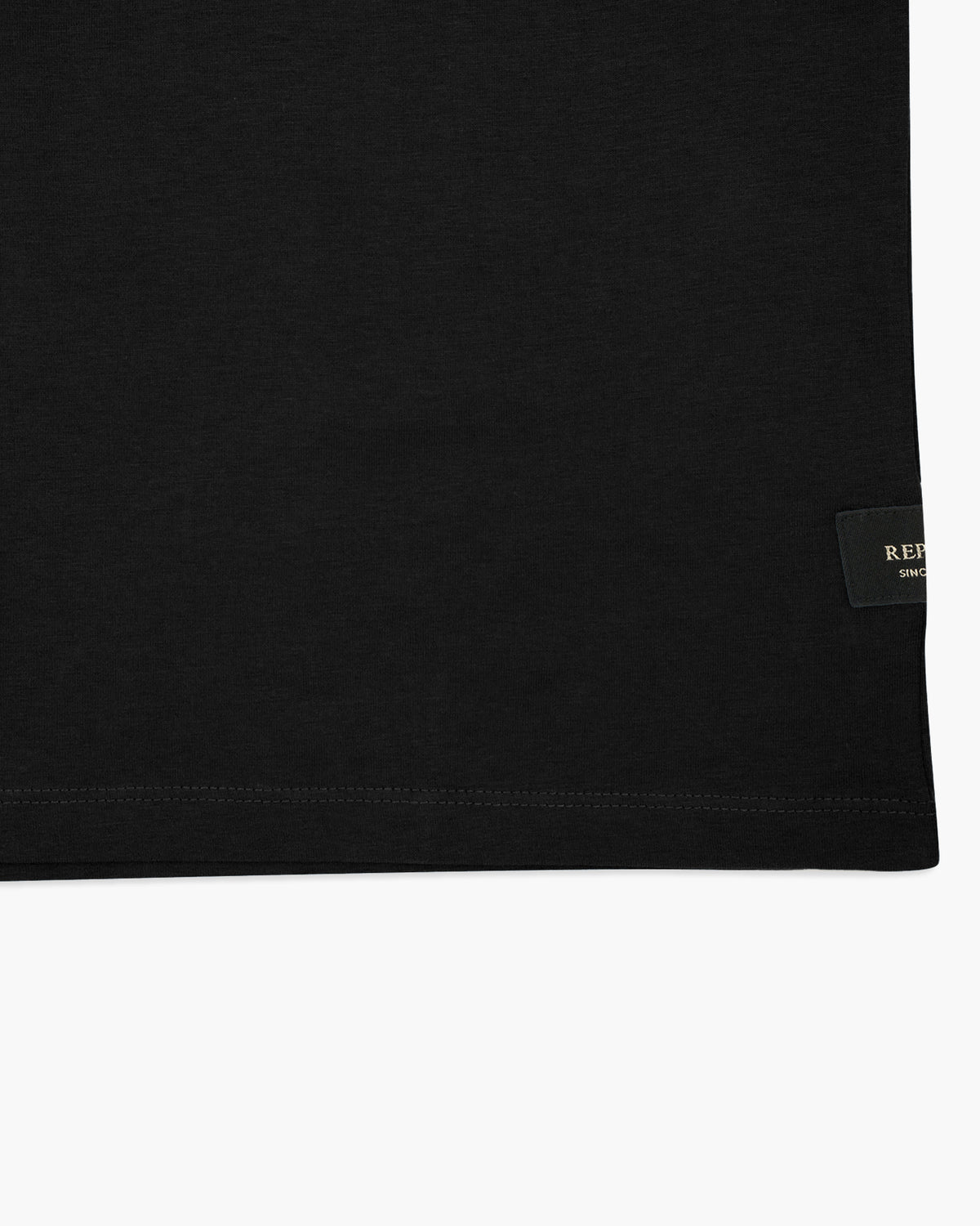 Replay Crew Neck Tee - Black | Replay T Shirts | JEANSTORE