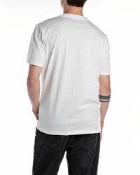 Replay Crew Neck Tee - Natural White | Replay T Shirts | JEANSTORE