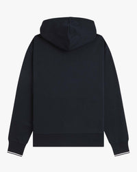 Fred Perry Tipped Hooded Sweat - Navy