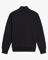 Fred Perry Half Zip Sweatshirt - Black | Fred Perry Sweaters & Knitwear | JEANSTORE
