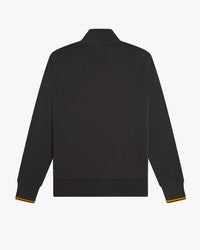 Fred Perry Half Zip Sweatshirt - Anchor Grey / Golden