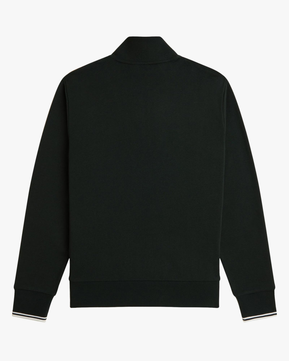Fred Perry Half Zip Sweatshirt - Night Green / Snow White | Fred Perry Sweaters & Knitwear | JEANSTORE