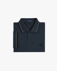 Fred Perry Twin Tipped Polo Shirt - Dark Airforce / Stockport Blue / Black