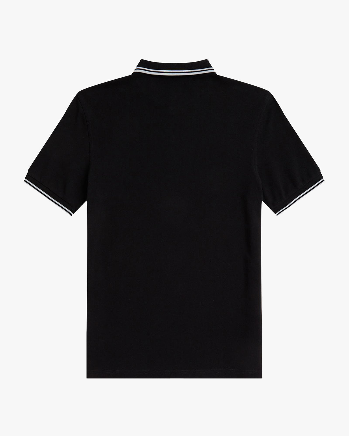 Fred Perry Twin Tipped Polo Shirt - Black / White / White | Fred Perry Polo Shirts | JEANSTORE
