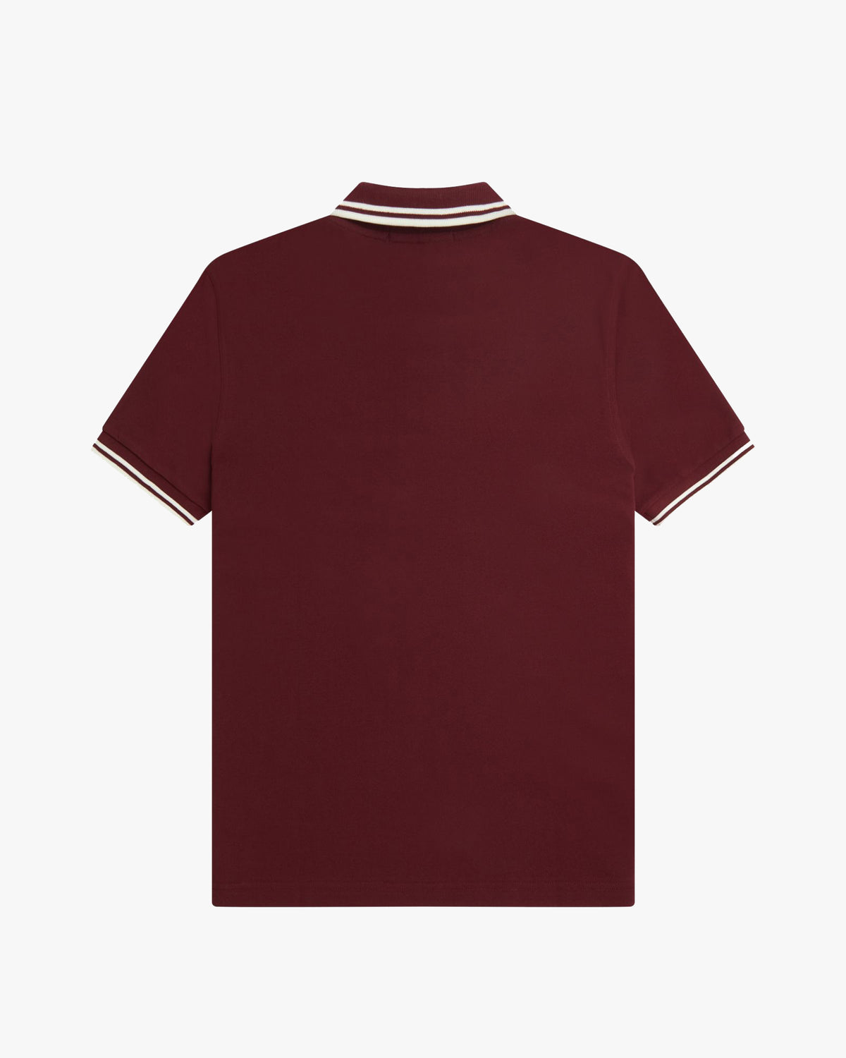 Fred Perry Twin Tipped Polo Shirt - Oxblood / Ecru | Fred Perry Polo Shirts | JEANSTORE