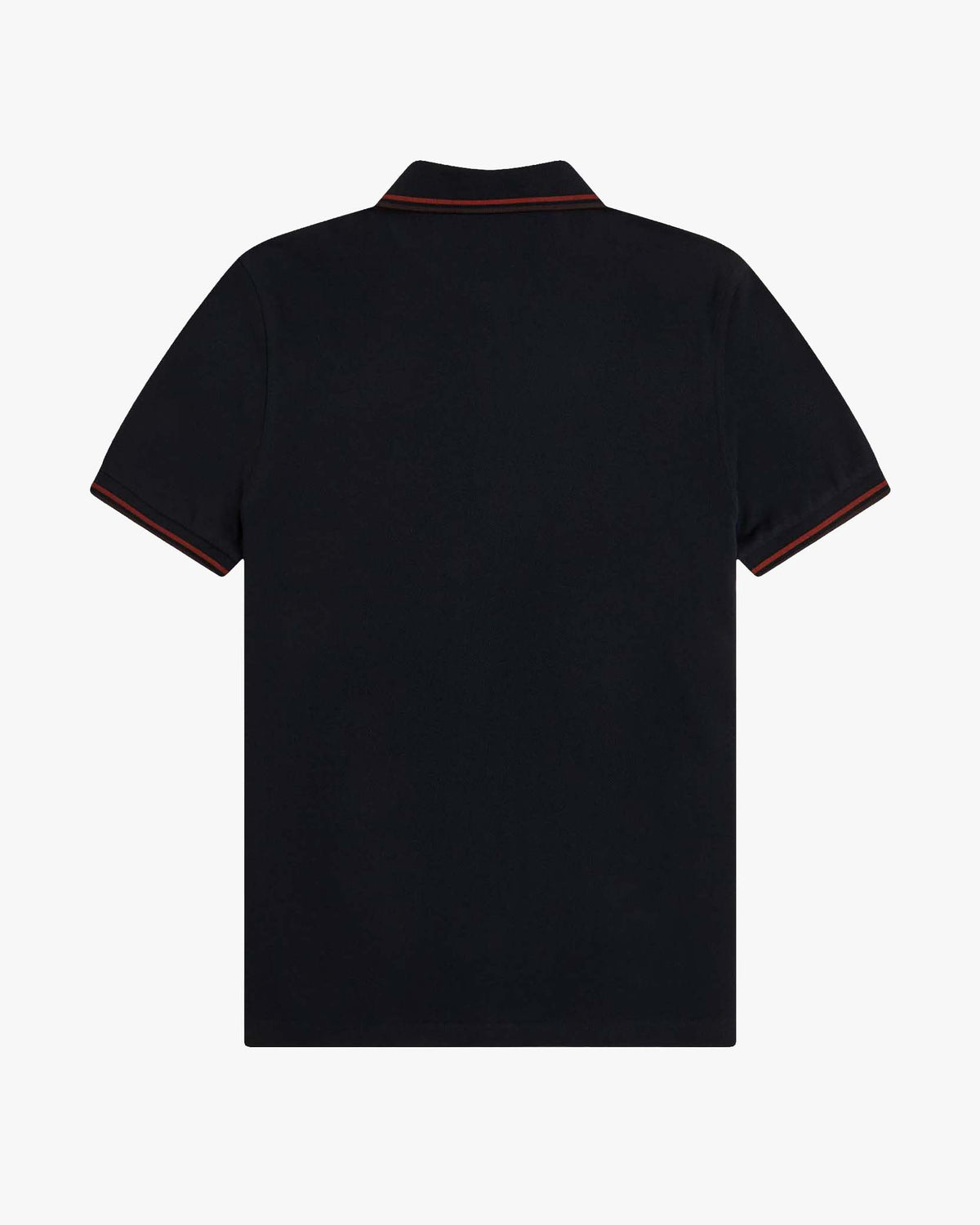 Fred Perry Twin Tipped Polo Shirt - Navy / Brandy / Rich Brown