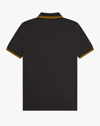Fred Perry Twin Tipped Polo Shirt - Anchor Grey / Golden