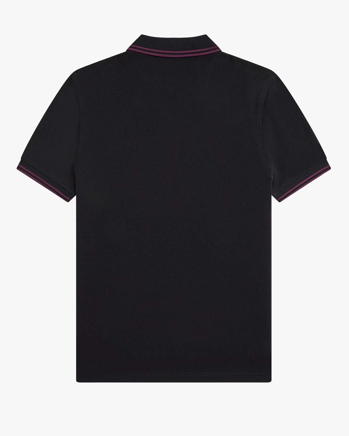 Fred Perry Twin Tipped Polo Shirt - Black / Plum