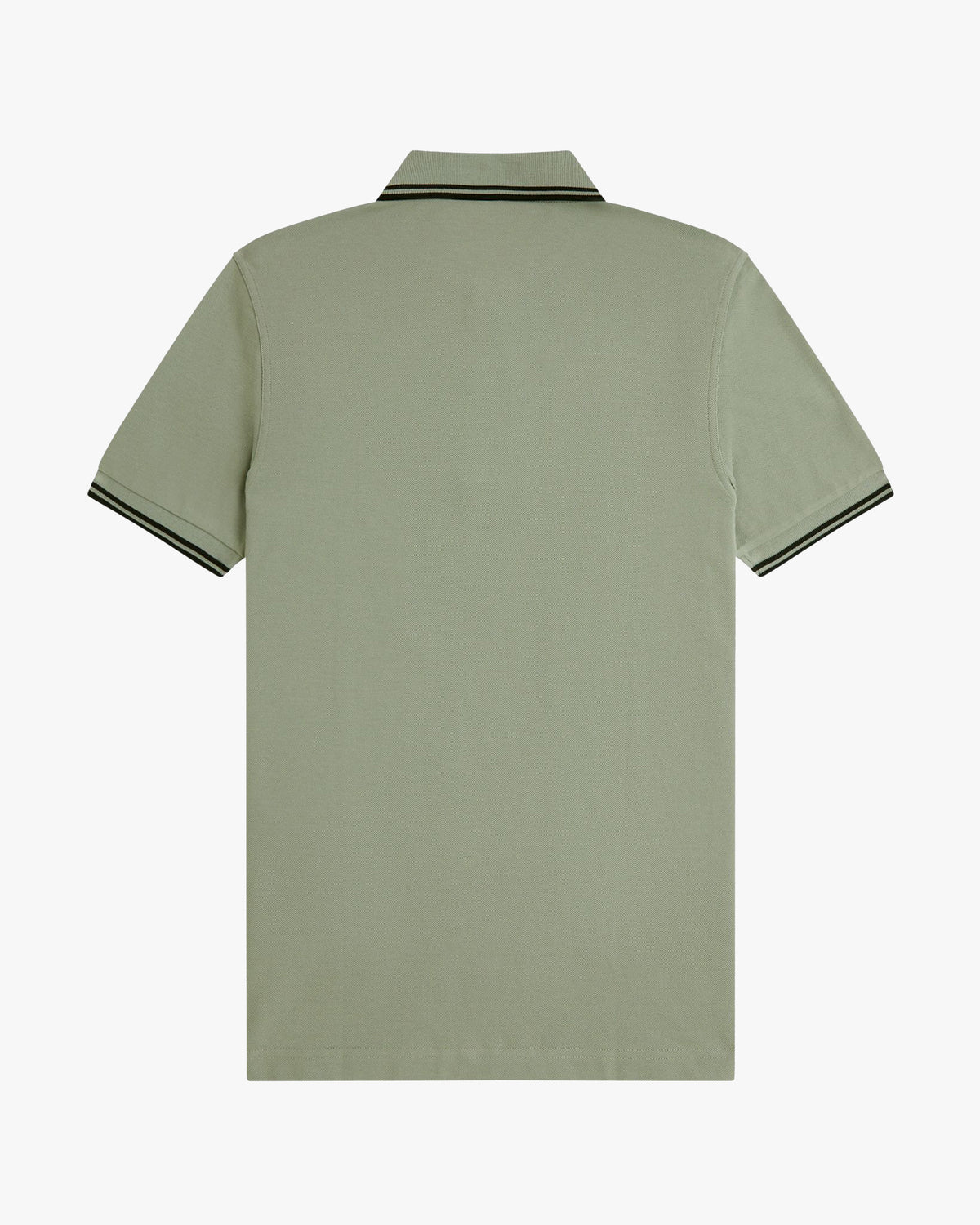 Fred Perry Twin Tipped Polo Shirt - Seagrass / Black