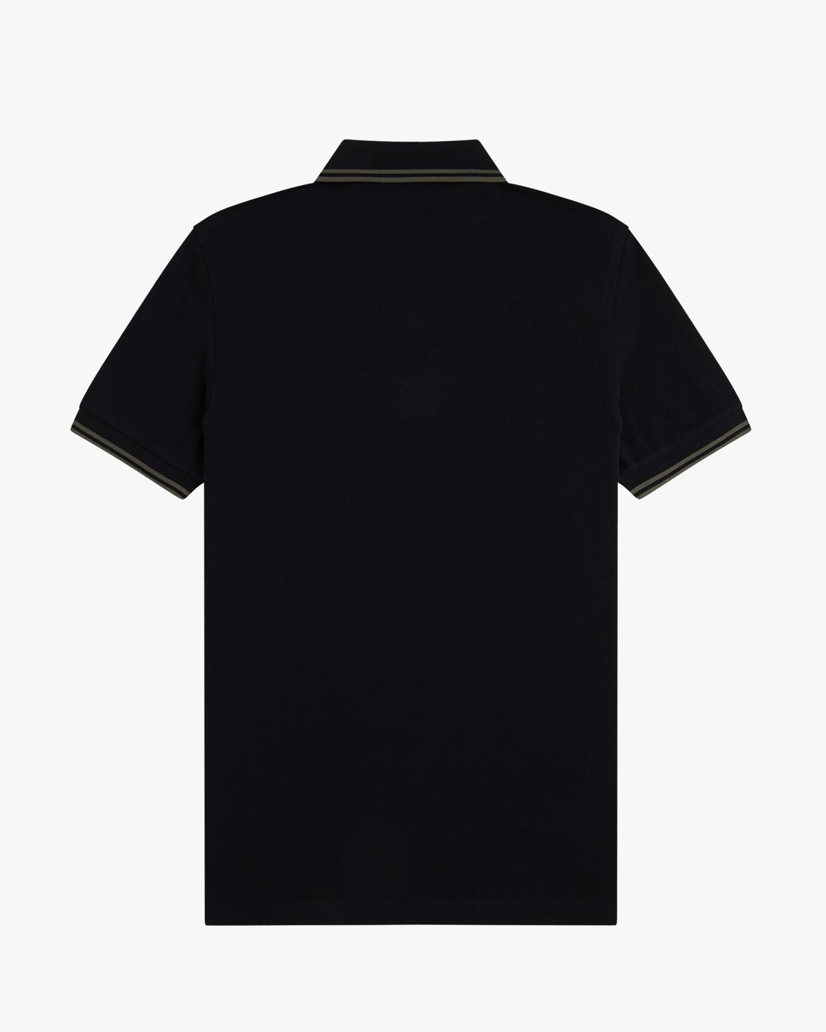 Fred Perry Twin Tipped Polo Shirt - Black / Field Green