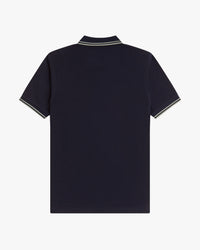 Fred Perry Twin Tipped Polo Shirt - Navy / Seagrass