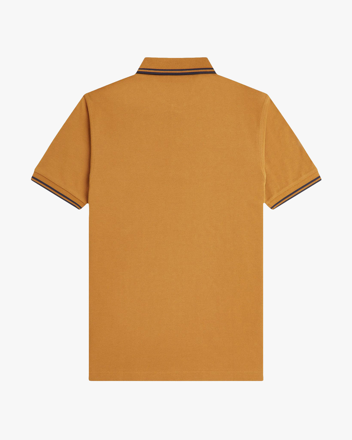 Fred Perry Twin Tipped Polo Shirt - Dark Caramel / Navy