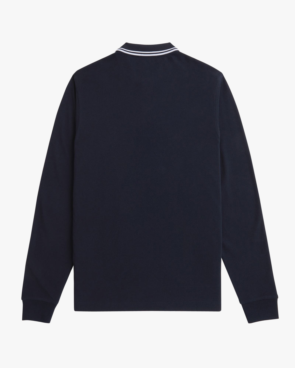 Fred Perry L/S Twin Tipped Polo Shirt - Navy / White
