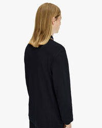 Fred Perry L/S Twin Tipped Polo Shirt - Black