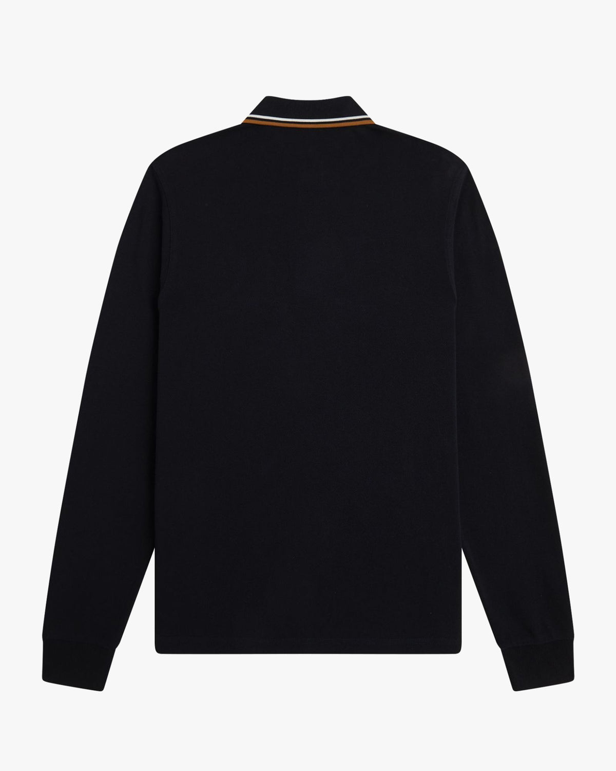 Fred Perry L/S Twin Tipped Polo Shirt - Black