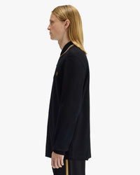 Fred Perry L/S Twin Tipped Polo Shirt - Black