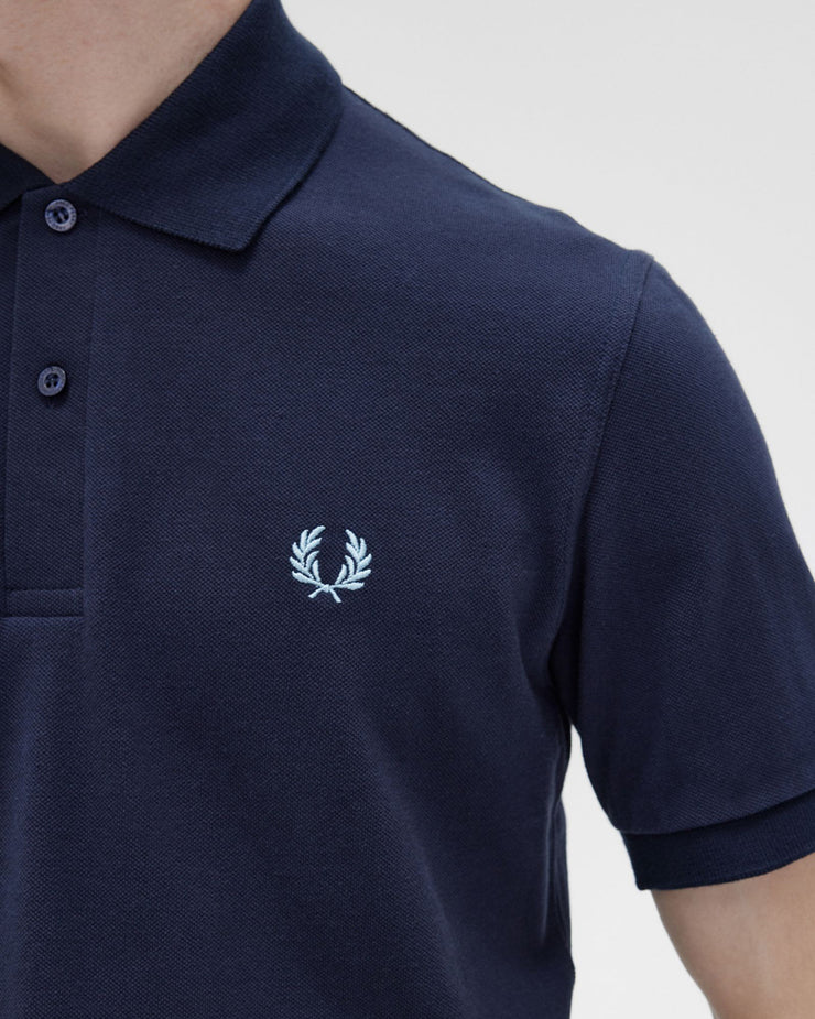 Fred Perry M3 Made In England Plain Polo Shirt - Navy / Ice – JEANSTORE
