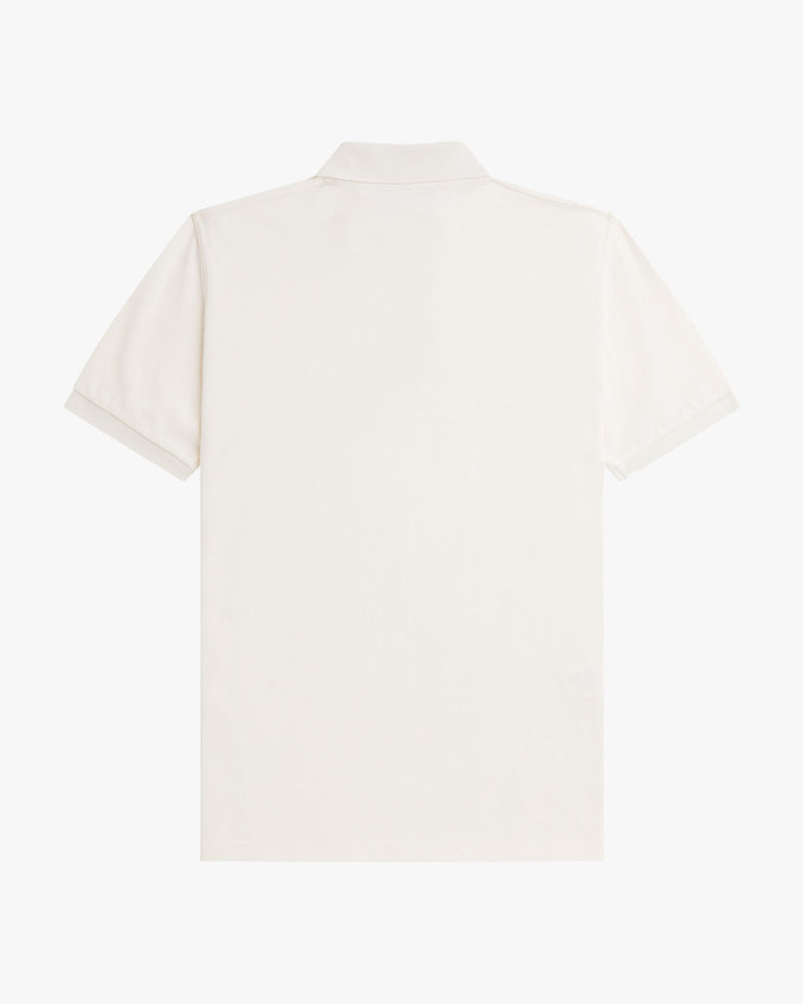 Fred Perry M3 Made In England Plain Polo Shirt - Ecru / Honeycomb