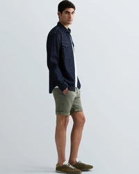 Replay Rinsed Wash Denim Shirt - Dark Blue