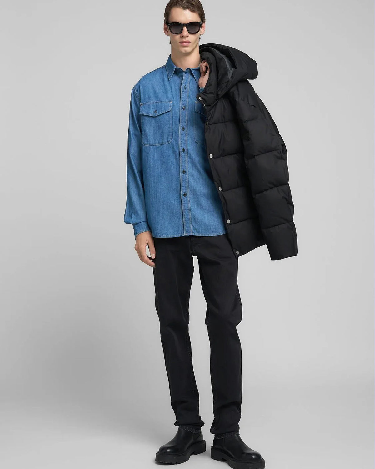 Replay Denim Shirt - Medium Blue