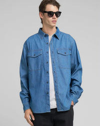 Replay Denim Shirt - Medium Blue