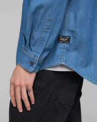 Replay Denim Shirt - Medium Blue