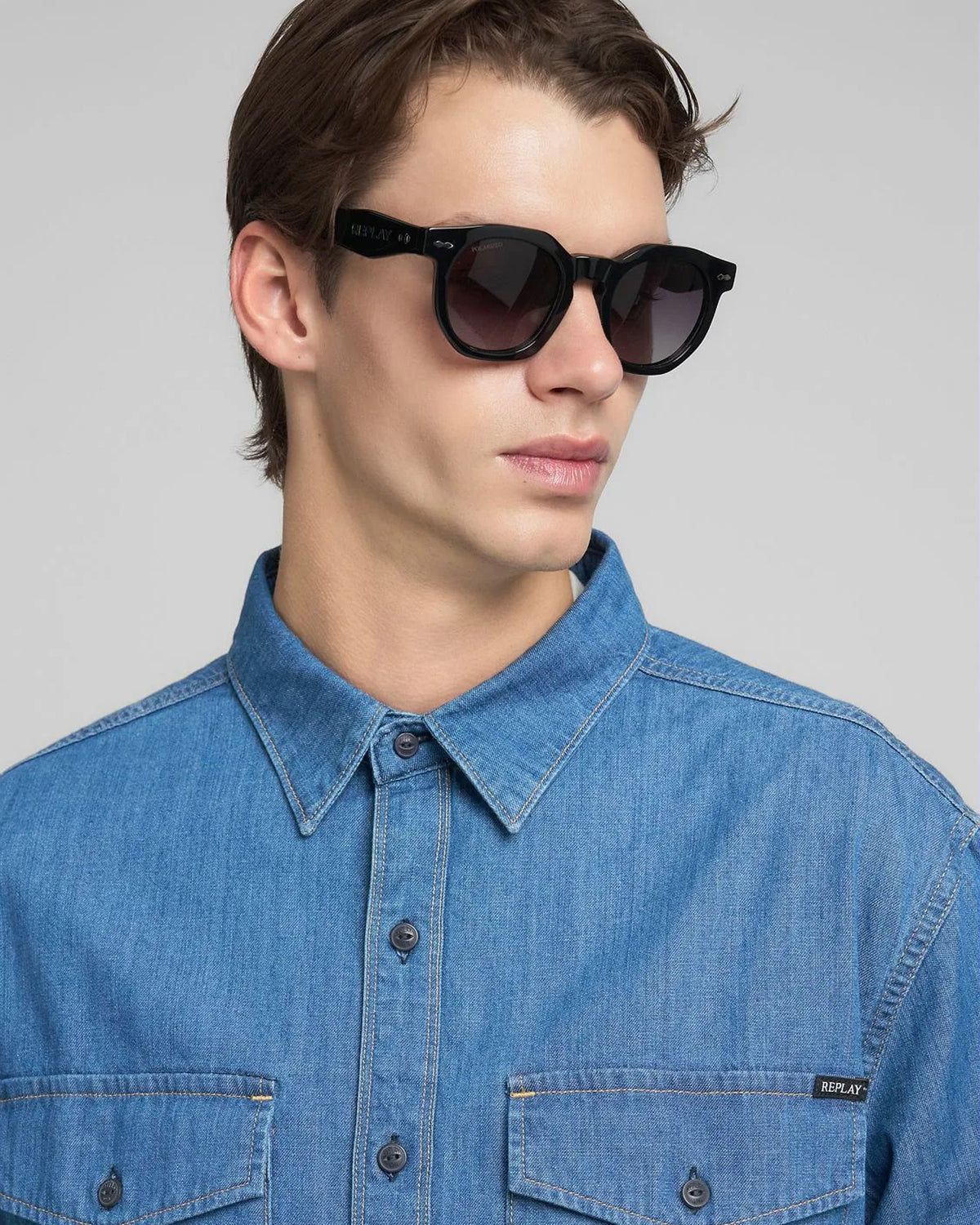 Replay Denim Shirt - Medium Blue