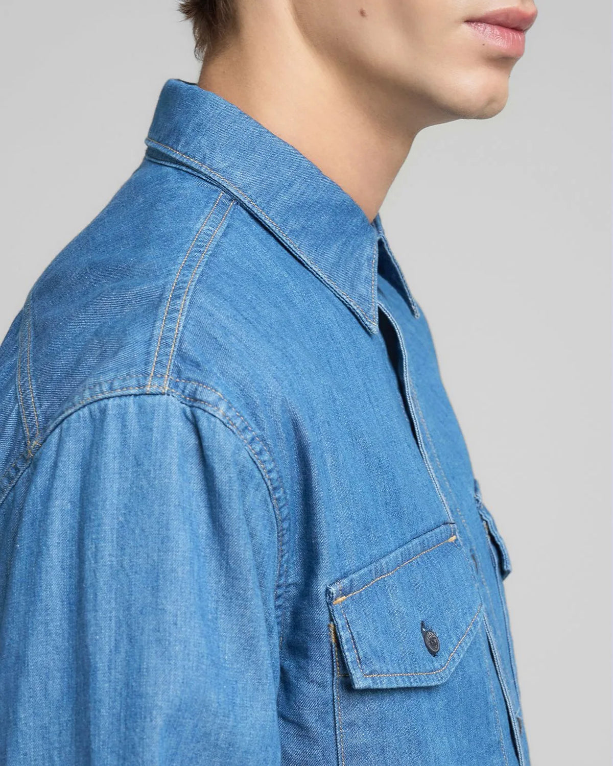Replay Denim Shirt - Medium Blue