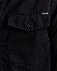 Replay Denim Shirt - Black | Replay Shirts | JEANSTORE
