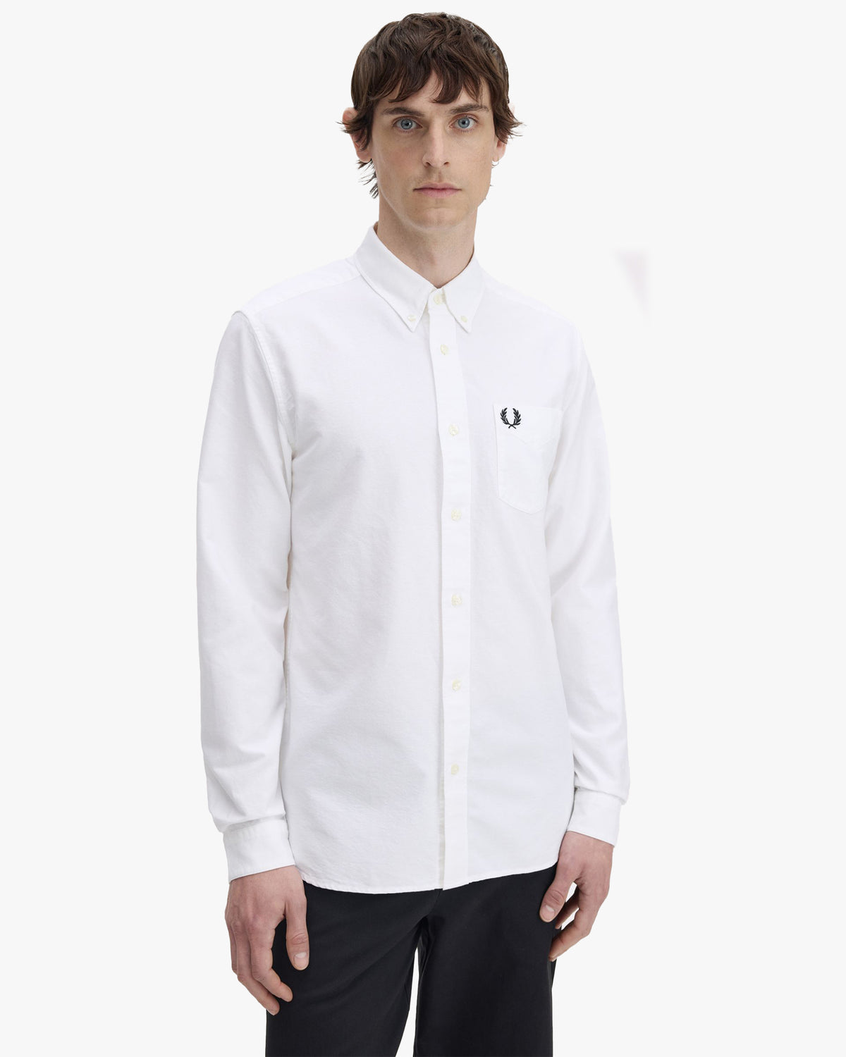 Fred Perry Oxford Shirt - White
