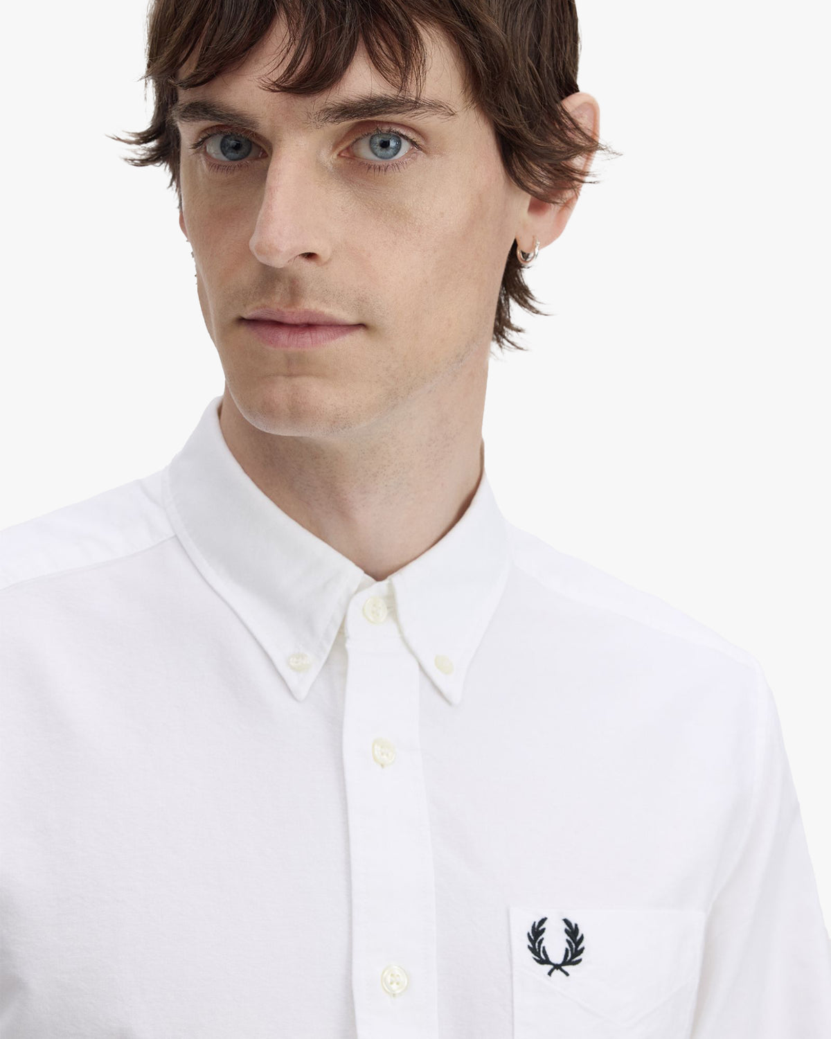 Fred Perry Oxford Shirt - White