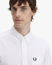 Fred Perry Oxford Shirt - White