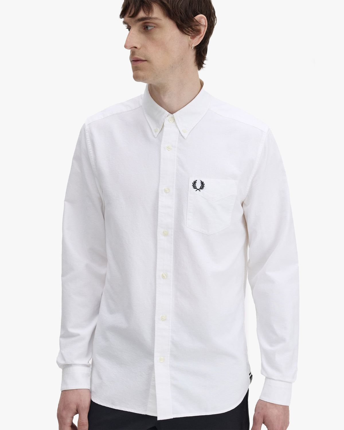 Fred Perry Oxford Shirt - White