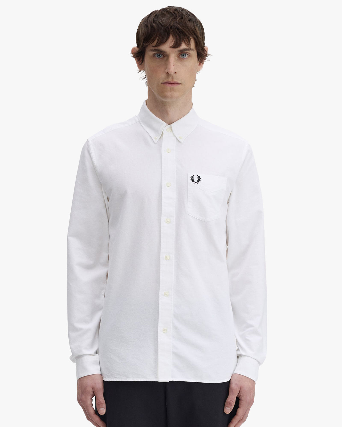 Fred Perry Oxford Shirt - White