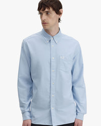 Fred Perry Oxford Shirt - Light Smoke