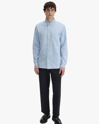 Fred Perry Oxford Shirt - Light Smoke