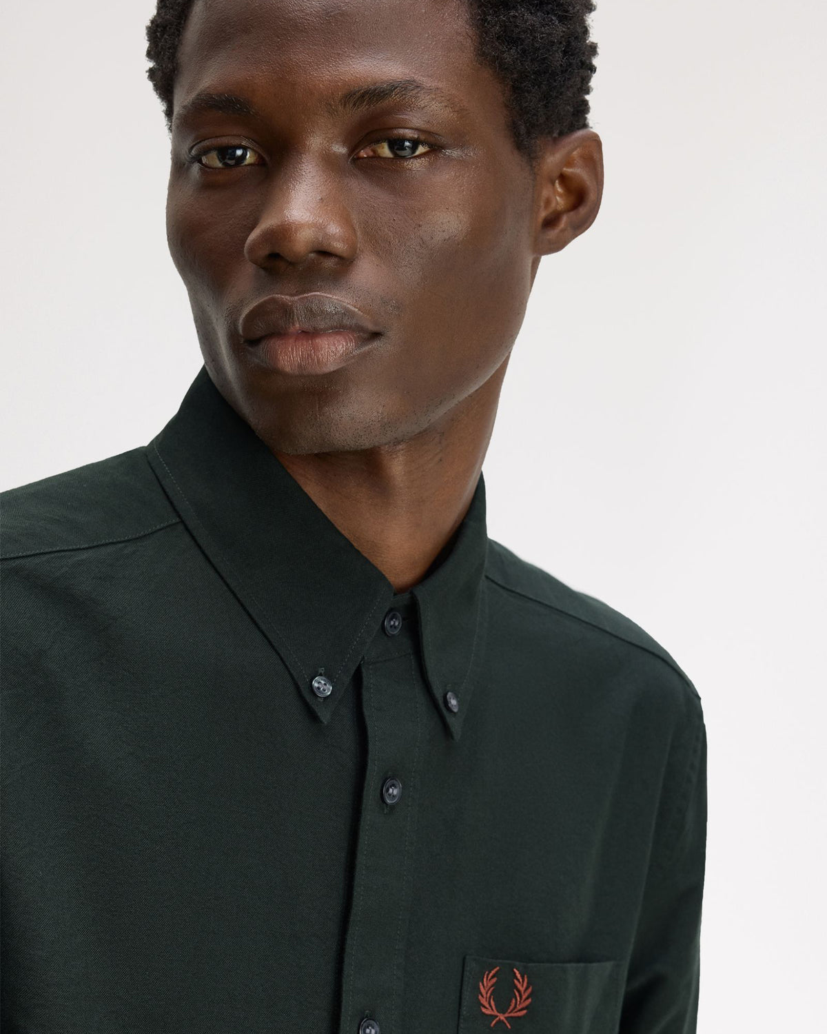 Fred Perry Oxford Shirt - Night Green