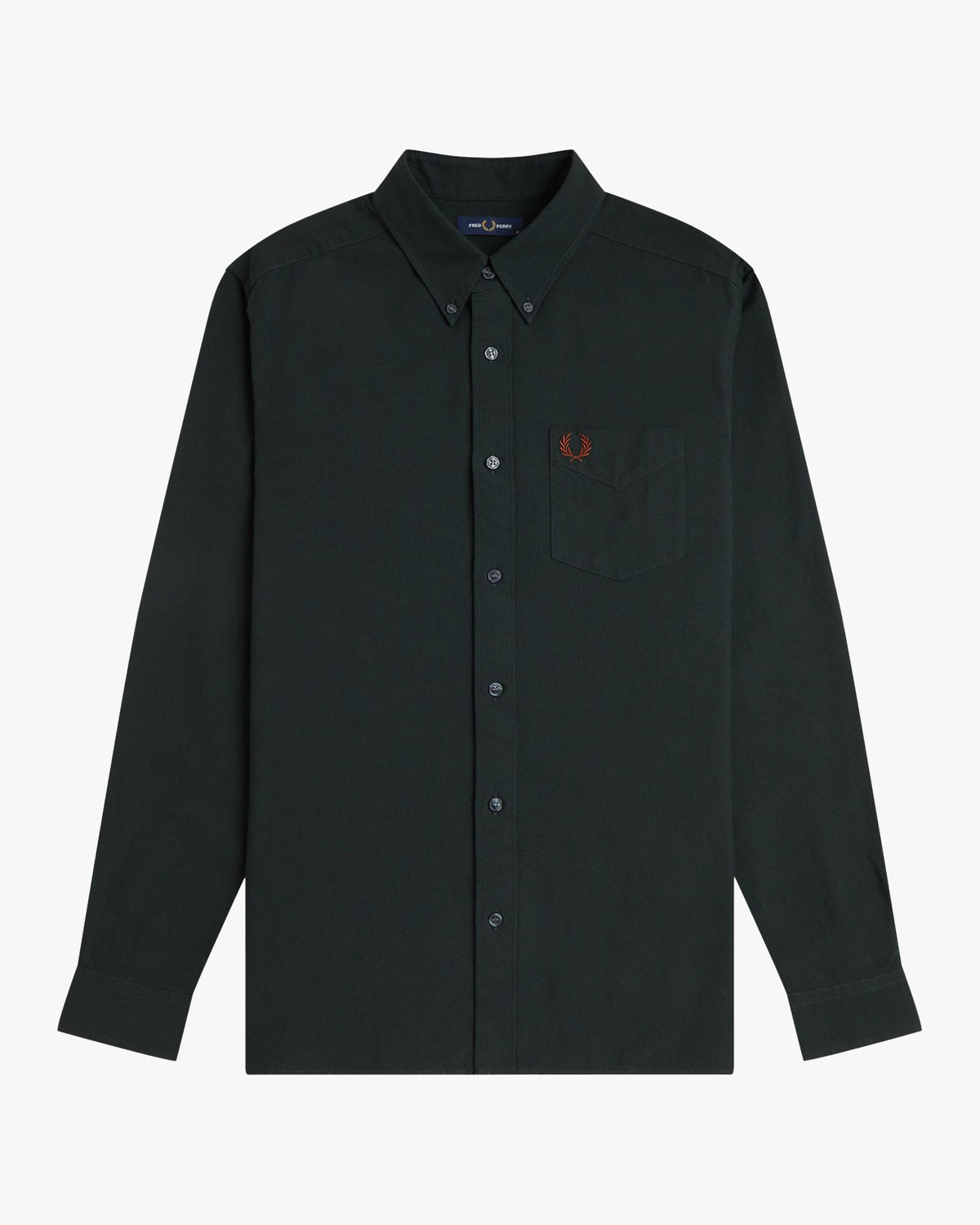 Fred Perry Oxford Shirt - Night Green