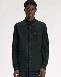 Fred Perry Oxford Shirt - Night Green
