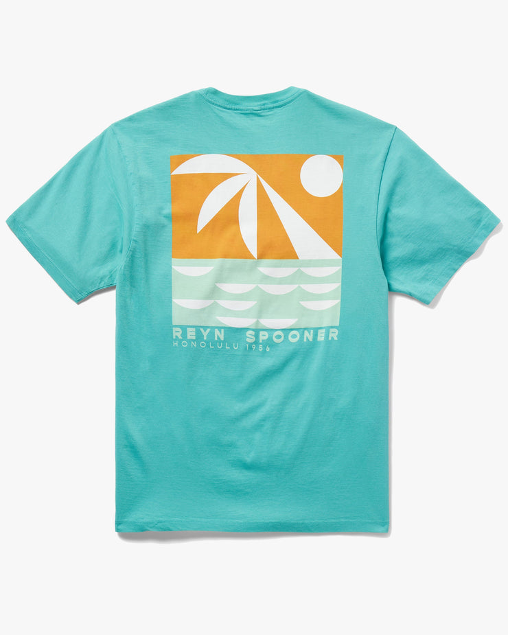 Reyn Spooner Waikiki Sunset Graphic Tee - Seafoam – JEANSTORE