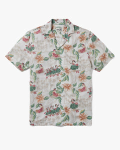 QUEEN'S SURF MEN'S RAYON CAMP SHIRT