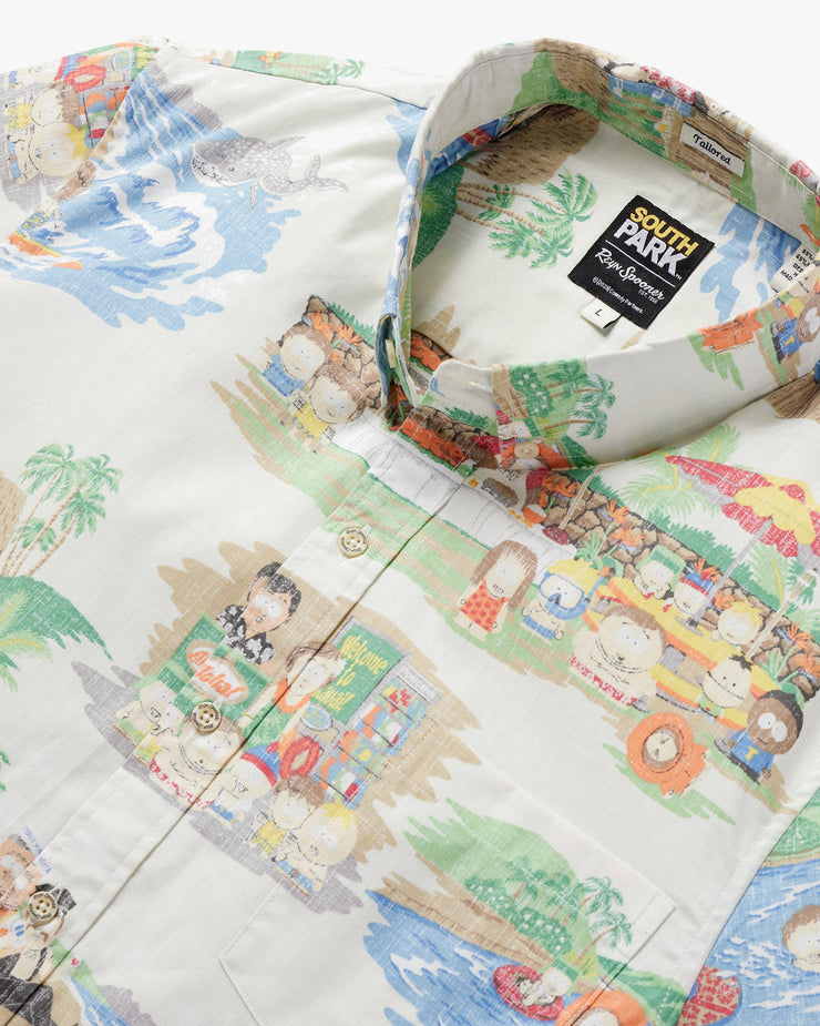 Reyn Spooner x South Park Mahalo Rewards Tailored Shirt - White