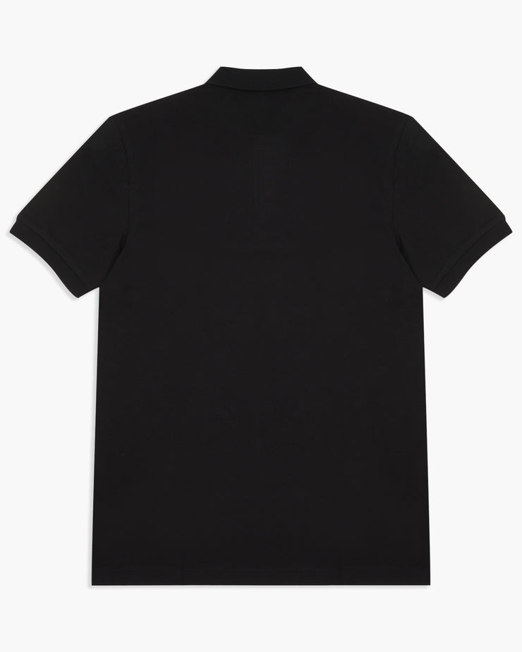 Fred Perry Plain Polo Shirt - Black / Warm Stone