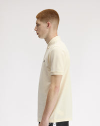 Fred Perry Plain Polo Shirt - Ecru / Grassroots